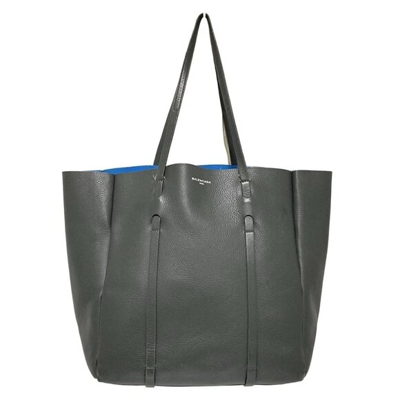 BALENCIAGA Everyday Tote S 475199 Dark Gray Leather - Tote Bag - Picture 1 of 10